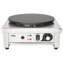 Elektrischer Crepe Maker von vidaXL mit 40 cm Durchmesser und Edelstahlgehäuse.