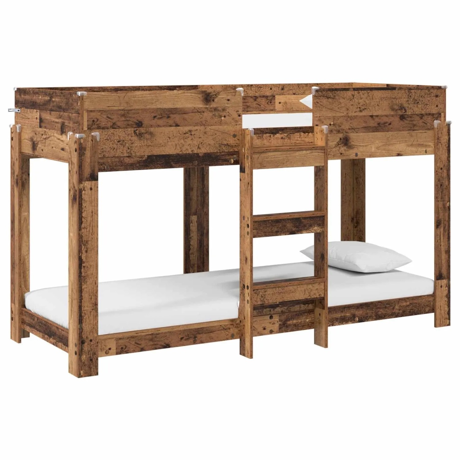 vidaXL Etagenbett für Kinder Altholz 75 x 190 cm Holzwerkstoff 3410545 günstig online kaufen