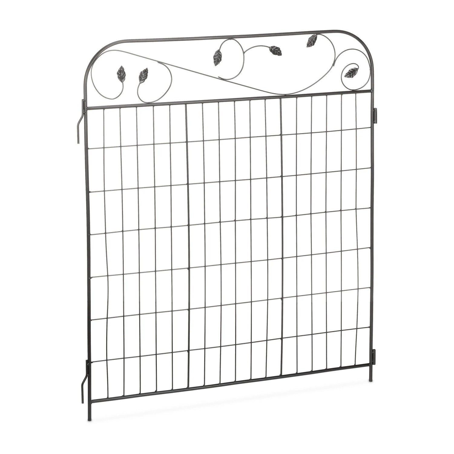 Relaxdays Beeteinfassung Eisen Schwarz Steckbar 375 cm x 106 cm 2,3 kg