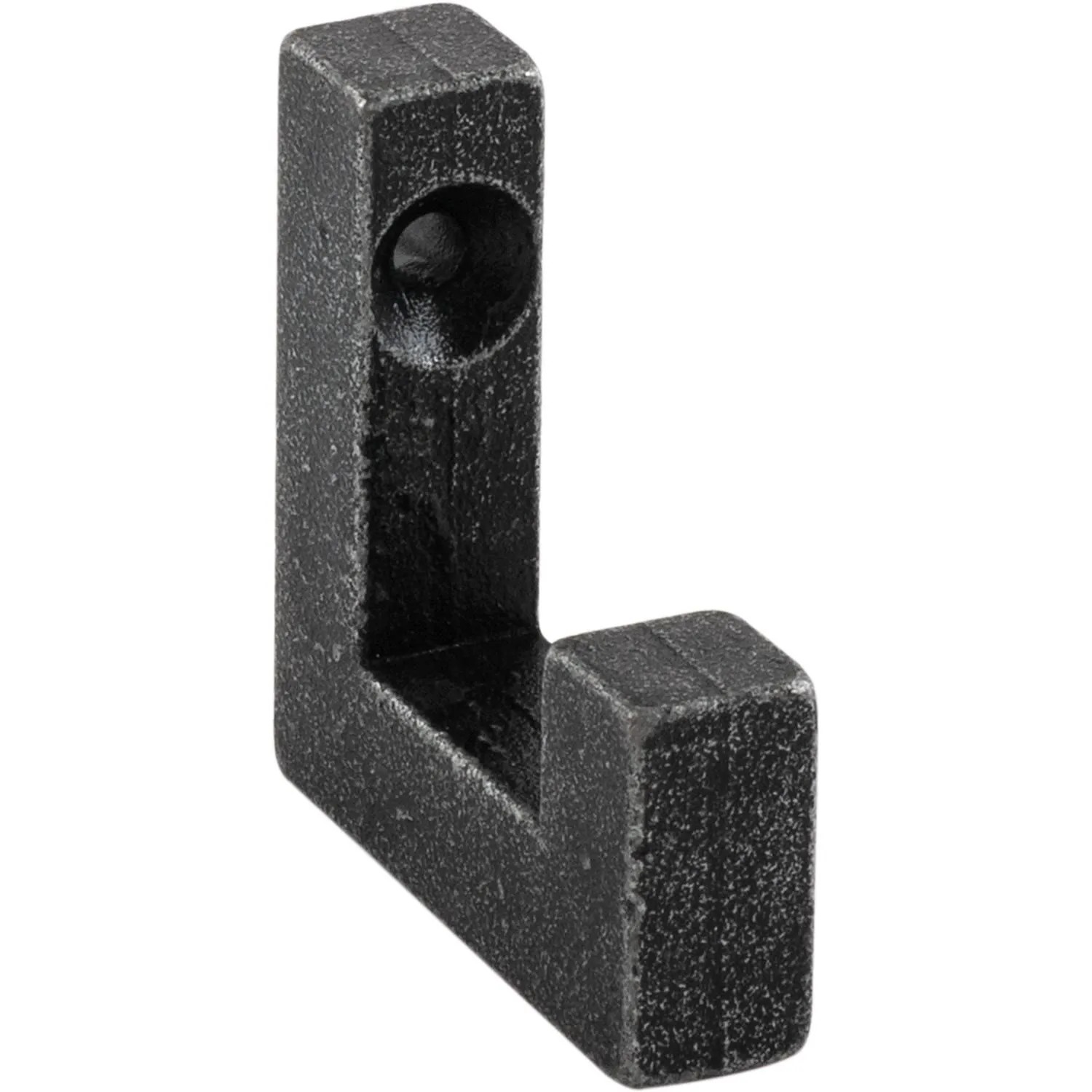 Halcö Mantelhaken Ischgl B 10 mm H 40 mm Eisen Verzinkt Schwarz Passiviert