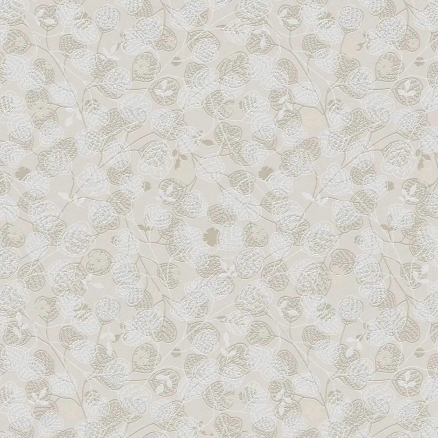 Tadessi Tapete Floral M1-No.4343 Vliestapete in Weiß