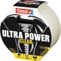 Tesa Ultra Power Clear Reparaturband, 20 m x 48 mm, transparent und reißfest.