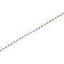 Bleifarbene Uhrkette, 1,1 mm stark, als Meterware für Deko-Zwecke.