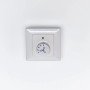 WESTINGHOUSE Wandschalter für Deckenventilator, weißes Kunststoffgehäuse mit Drehknopf zur Geschwindigkeitsregelung.