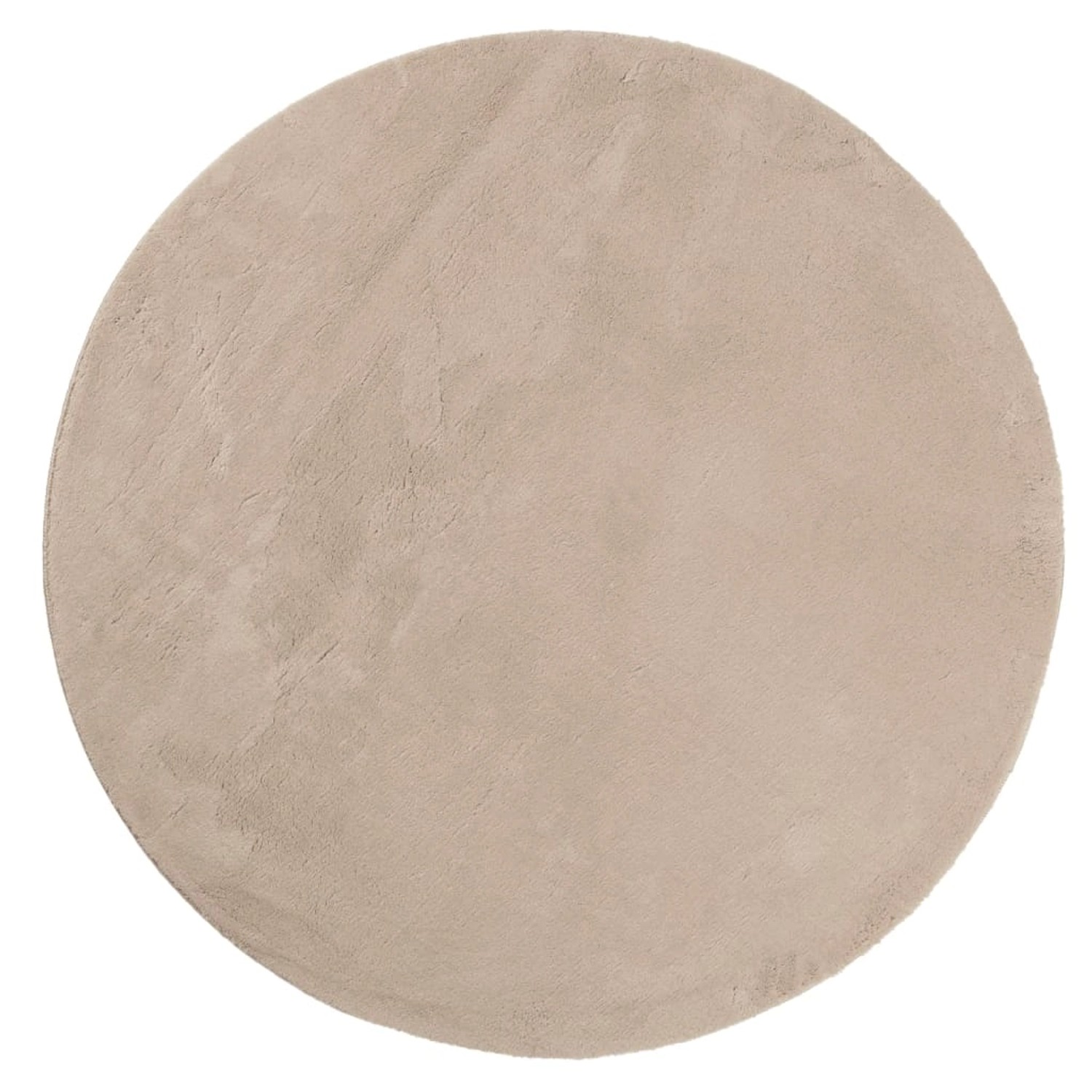 vidaXL Teppich Huarte Kurzflor Weich Und Waschbar Sandfarben  100 Cm 193130 günstig online kaufen