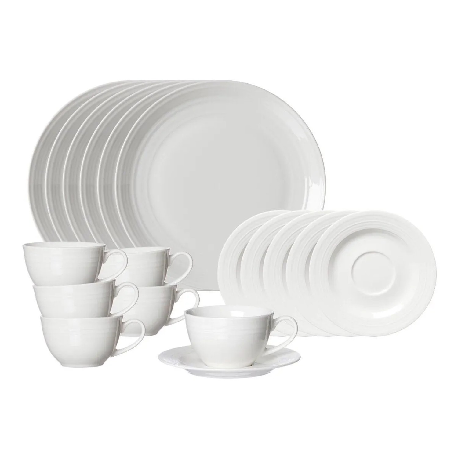 Ritzenhoff & Breker Levi Kaffeeservice 18-teilig Weiß