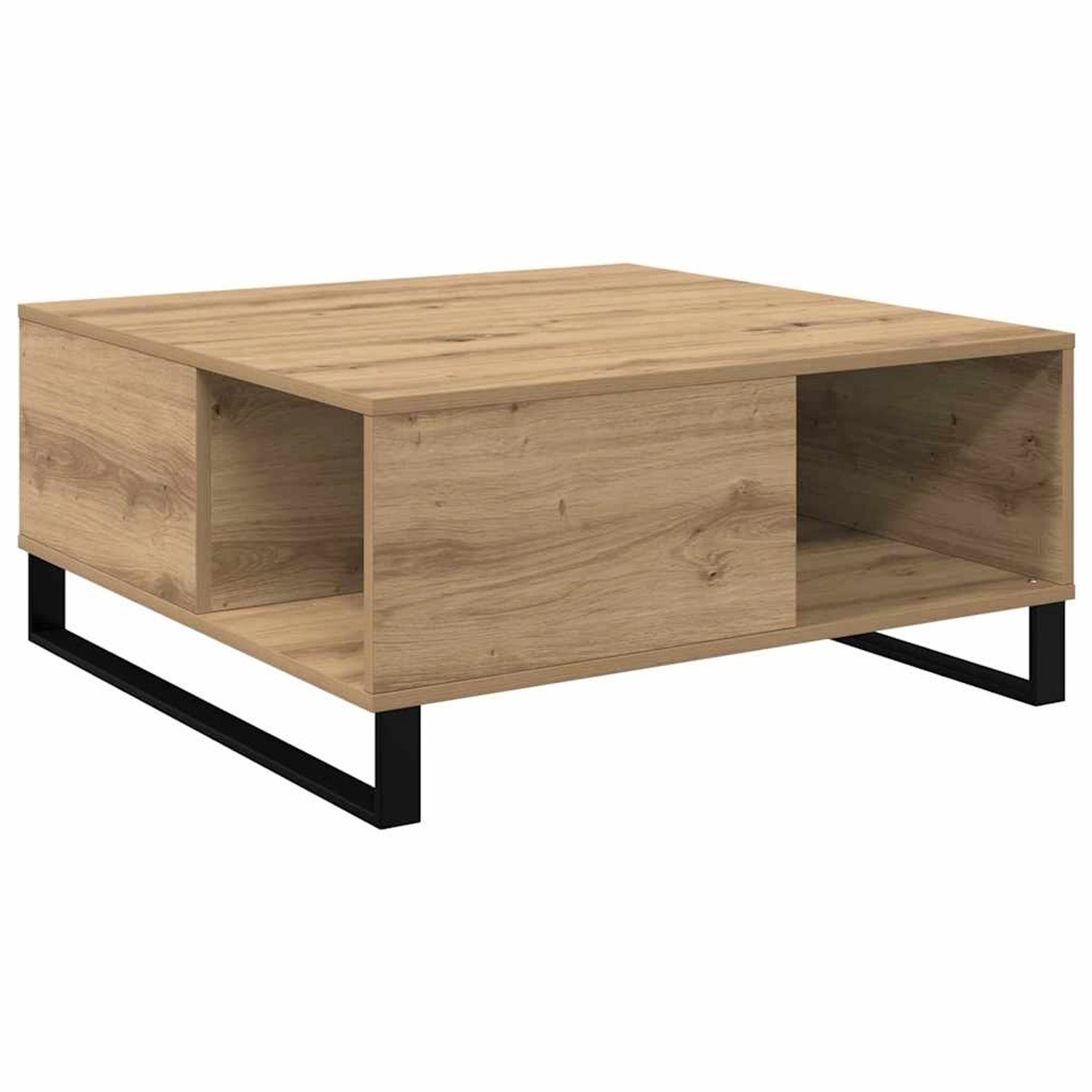 vidaXL Couchtisch Artisan-Eiche 80 x 80 x 36,5 cm Holzwerkstoff 881670 günstig online kaufen