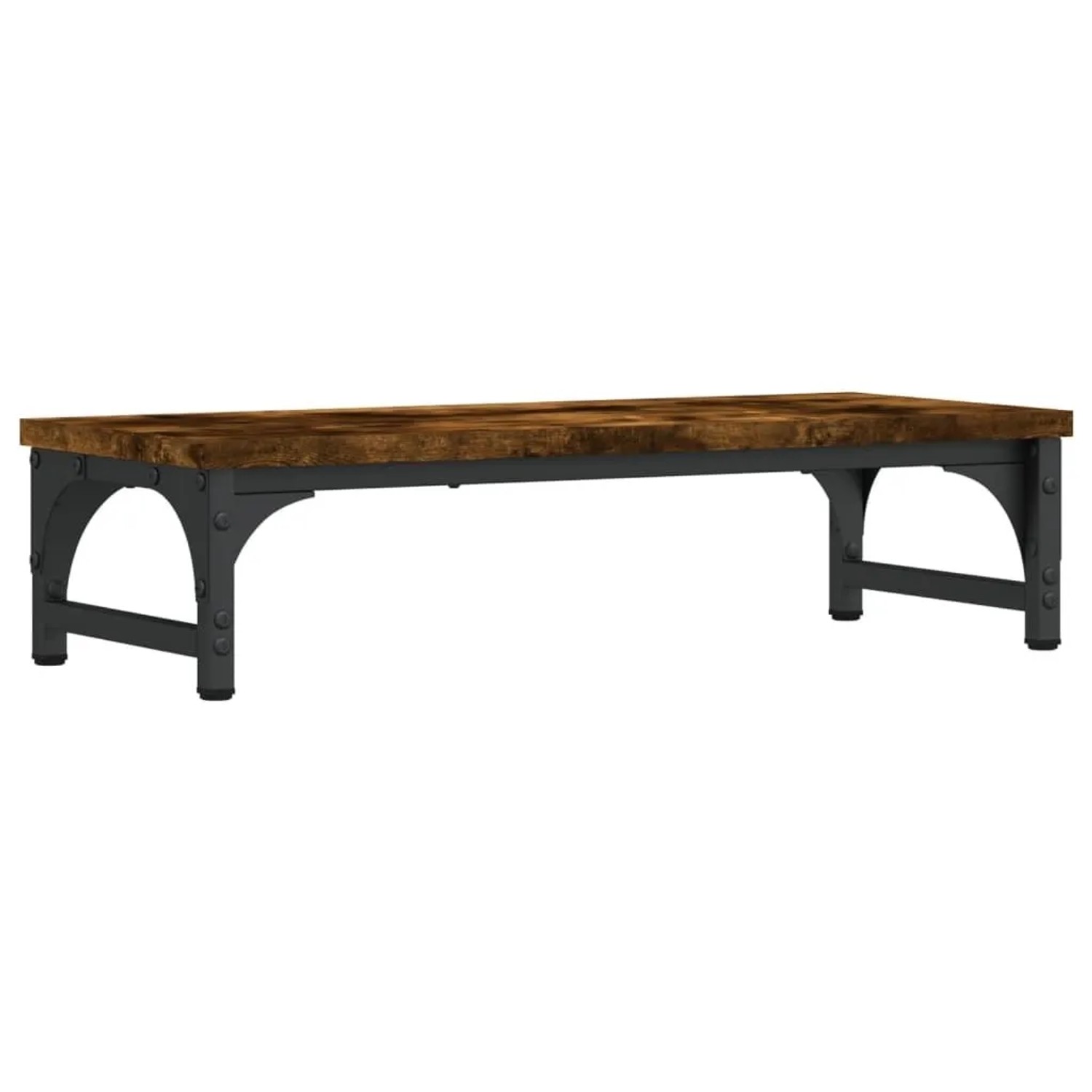 vidaXL Monitorständer Räuchereiche 55x23x14 cm Holzwerkstoff 834002
