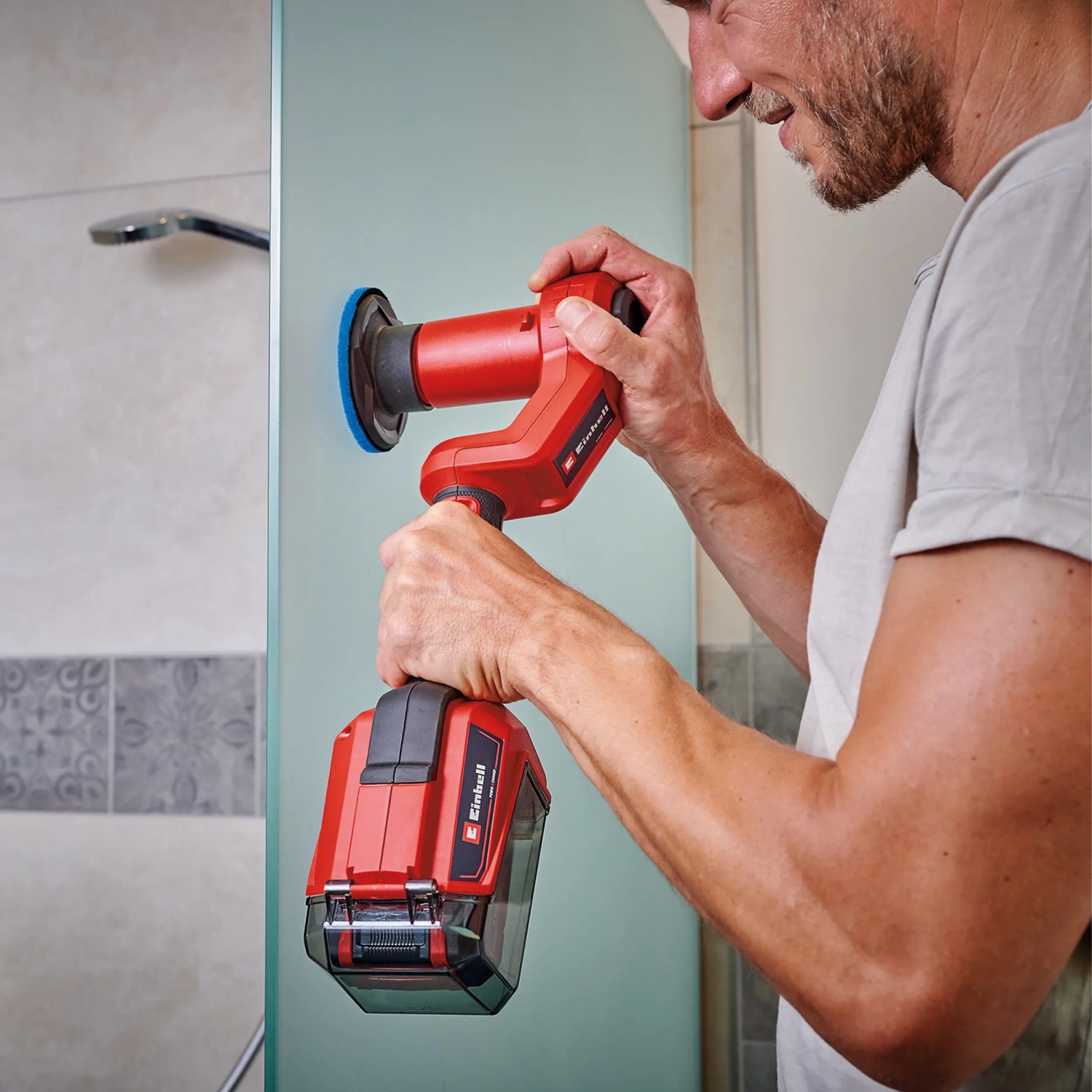 Einhell Akku-Oberflächenbürste Picobella Power X-Change im Akku