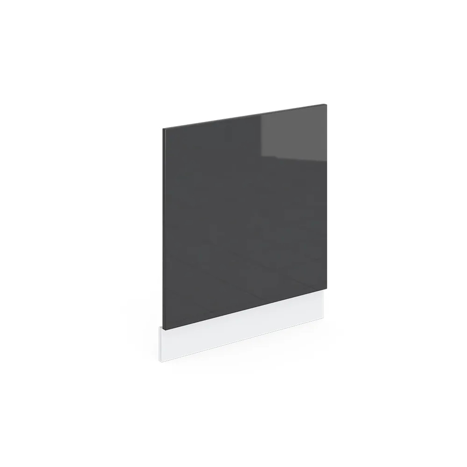 Vicco Frontblende R-Line Anthrazit Hochglanz/Weiß 60 cm ohne Arbeitsplatte