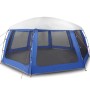 vidaXL Poolzelt mit Abnehmbarem Überzelt Netzwänden Azurblau 690x690cm 4100640_3
