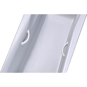 Ottofond Atlanta Badewannengriffe, 2er Set, weiße Haltegriffe zur Montage am Wannenrand.