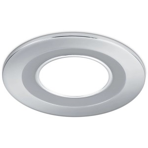 Chromfarbener Trio LED Einbauspot Core, 5W, 450 Lumen. Einbaustrahler für Innenräume.