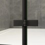 Duschparadies Duschtür Nischentür Falttür 110x195cm,Schwarz,6mm Nano Glas Dusche_7
