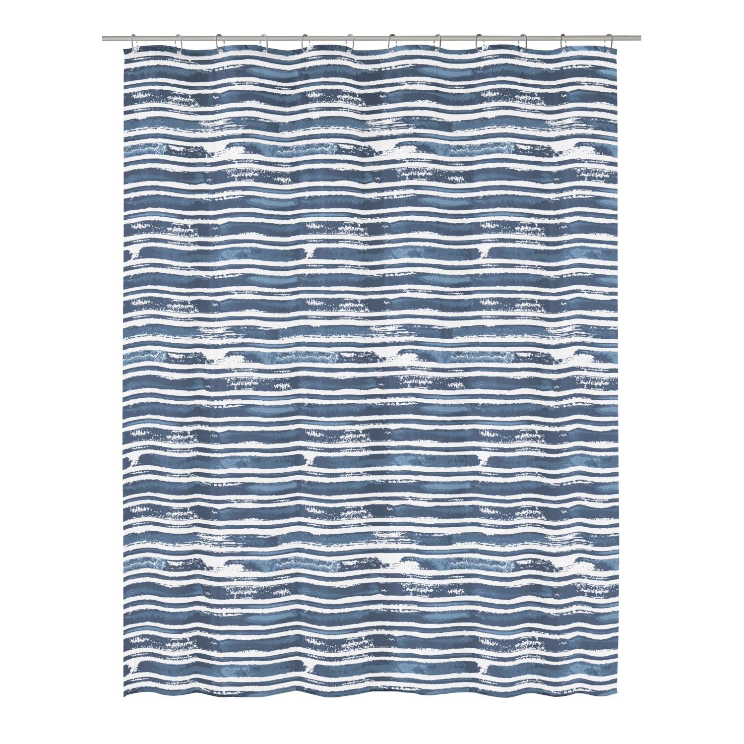 Kleine Wolke Duschvorhang Raia Navy 180 cm x 200 cm Blau