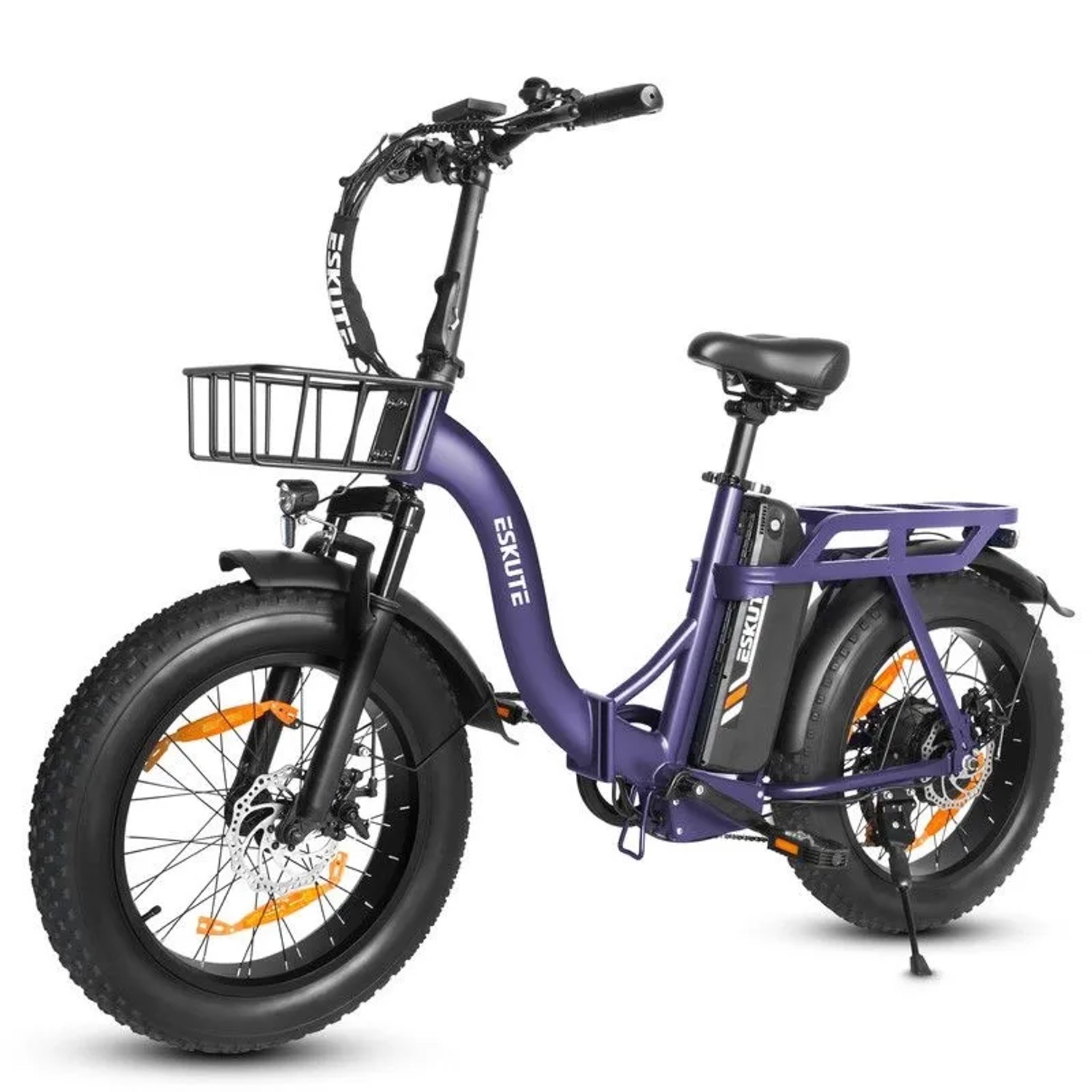 ESKUTE D202 Faltbares E-Bike mit Frontkorb und 48v20,8 Ah Akku