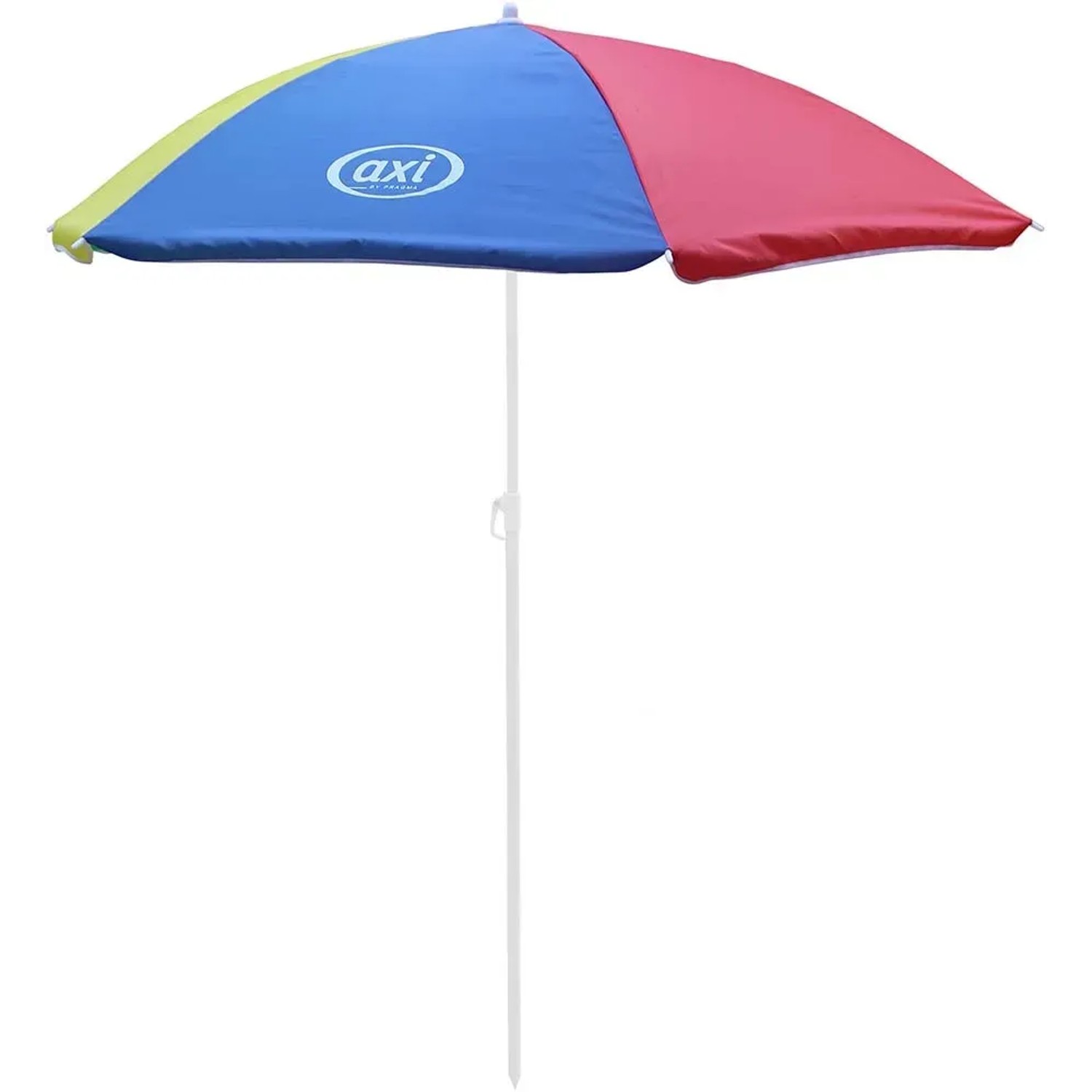 Axi Sonnenschirm für Nick Sand- & Wasser-Picknicktisch Regenbogen, blau/gelb/rot, für Kinder.
