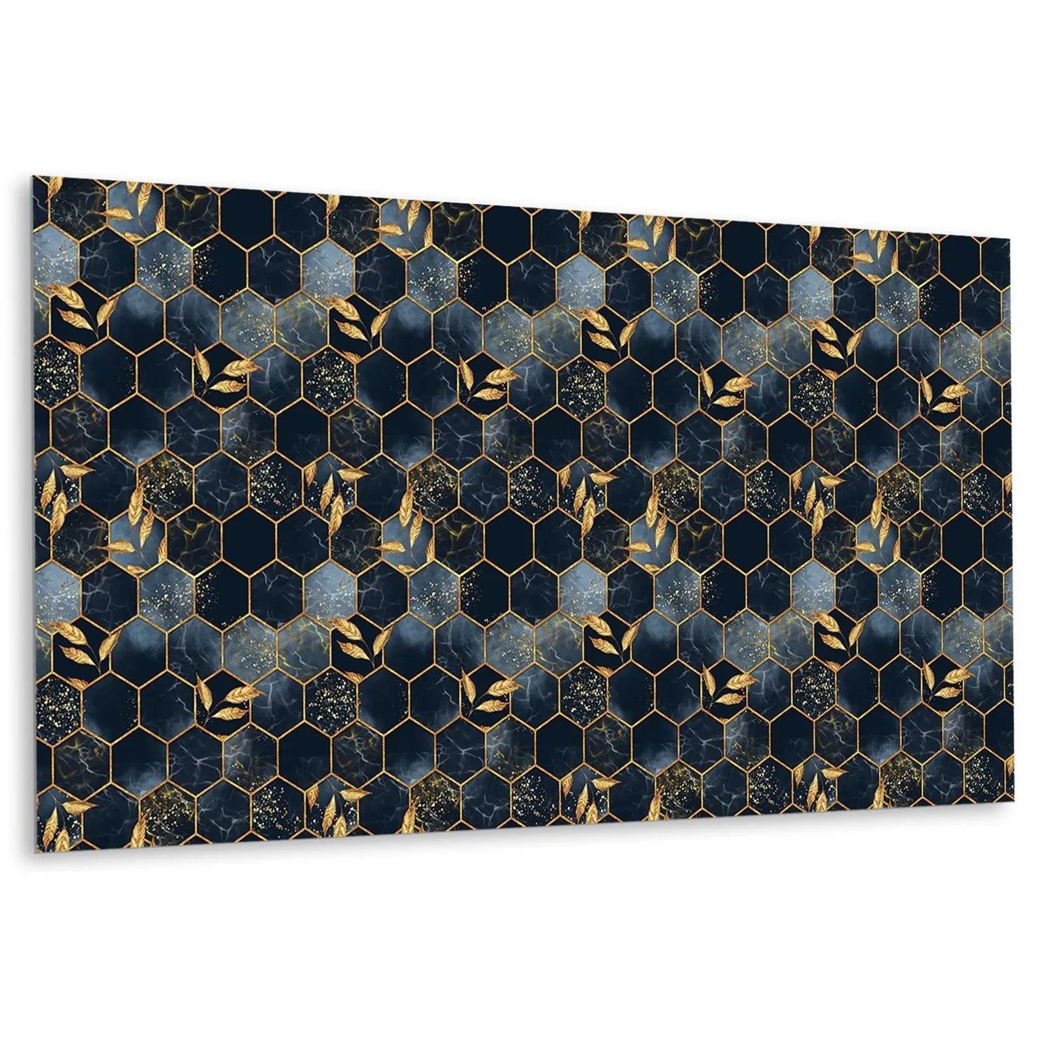 Tulup Wandpaneel Bleche und Sechsecke Wandverkleidung Innen 100x50 cm Wandv günstig online kaufen