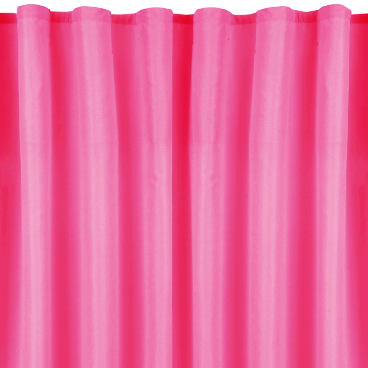2er Set Dekoschal Ellen in Pink, 140x245 cm, mit Universalband und Raffhalter. Fenstervorhang für Wohnraum.