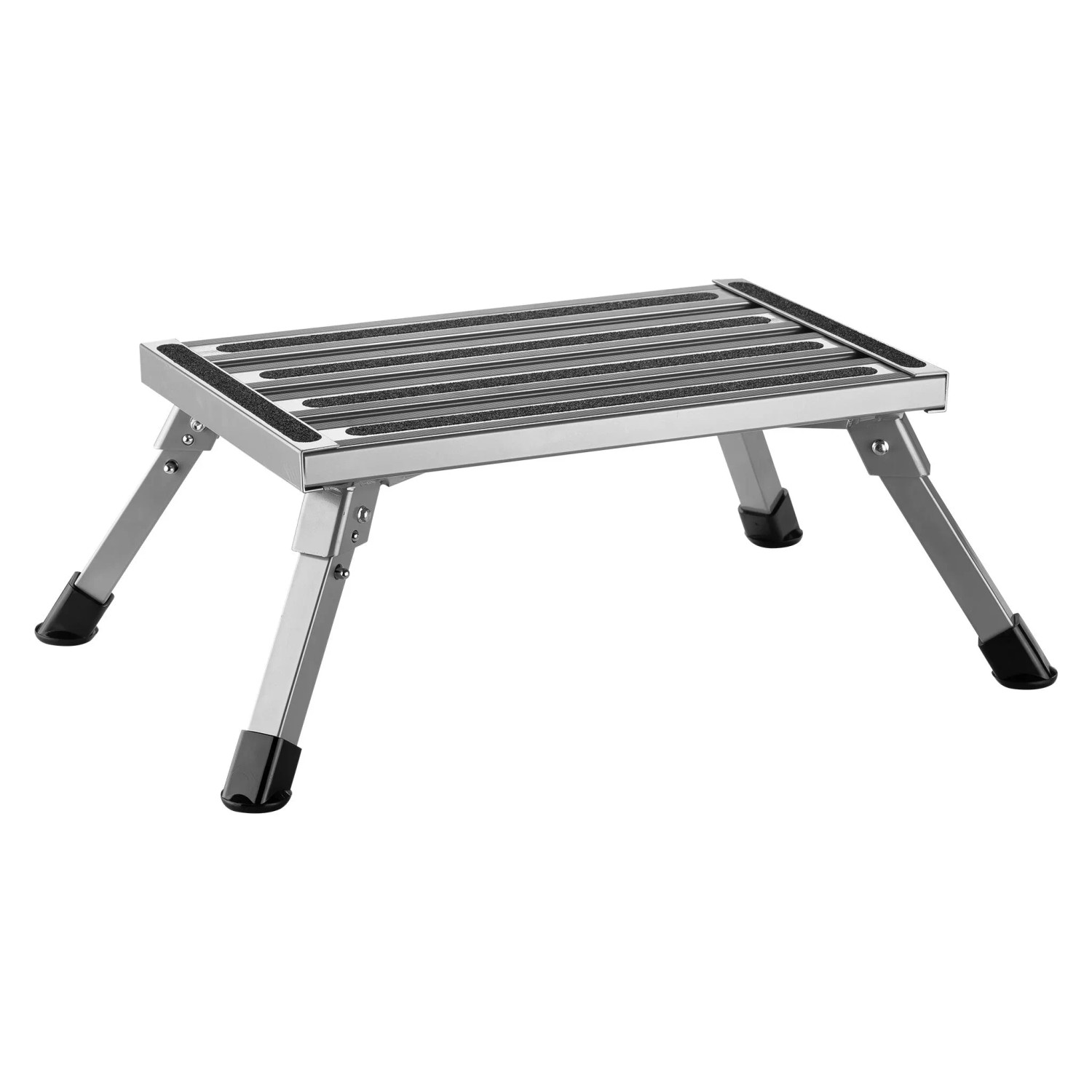 Wiltec Tritthocker Klappbar Trittleiter Einstufig Aluminium Camping Klapptritt