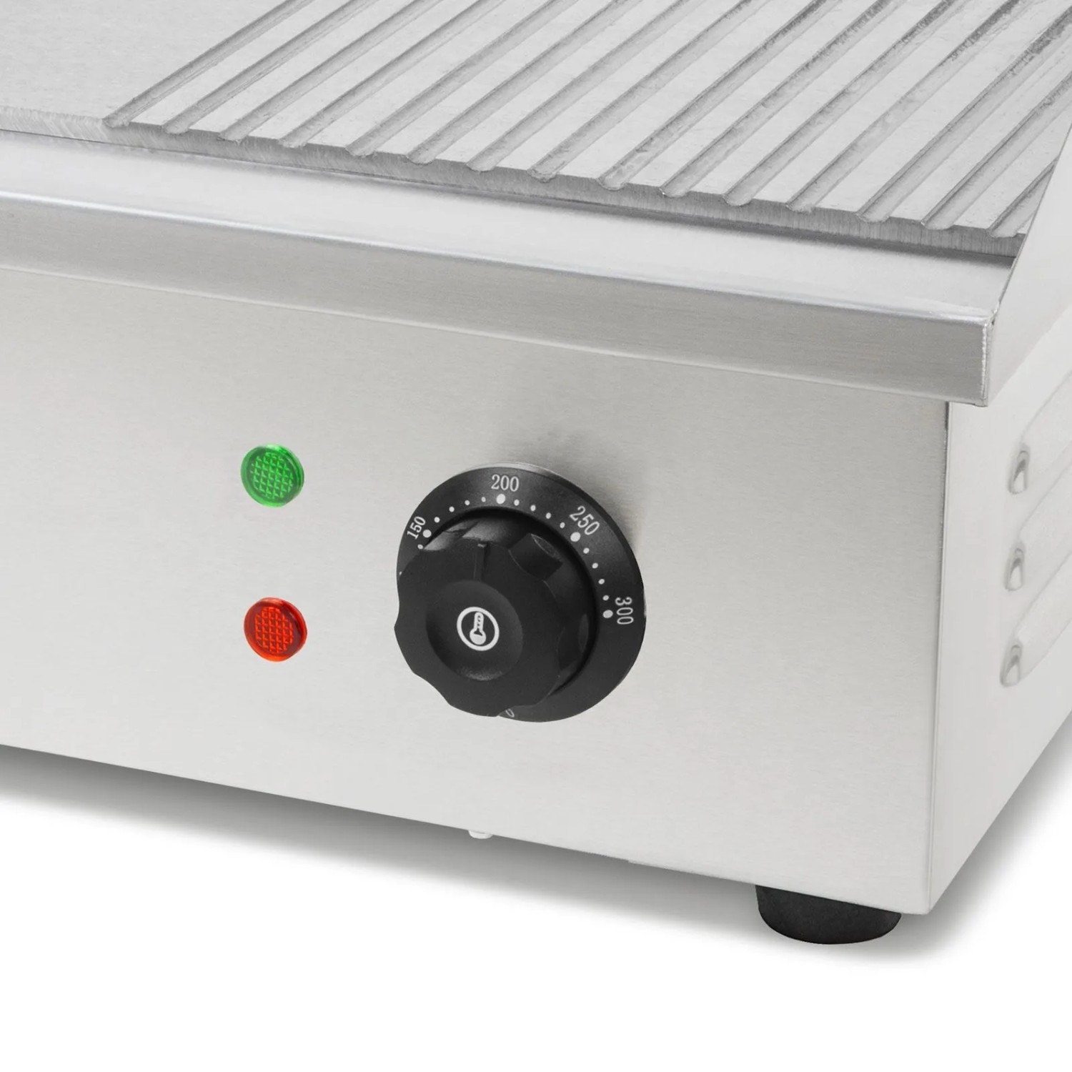VERTES Elektro Grillplatte 3000 W Plancha Edelstahl Glatt & Gerillt 55 x 35 cm 50 bis 300 °C_6