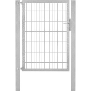 Feuerverzinktes Gartentor Flexo Plus, 100x140 cm, mit Pfosten. Robust und langlebig.