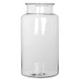 Transparente Mica Decorations Vase Mathew, 35 cm hoch, Ø 19 cm. Dekorative Glasvase für Blumen und Pflanzen.