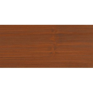Holz mit Osmo Holzschutz Öl-Lasur Teak behandelt, Farbton Teak.