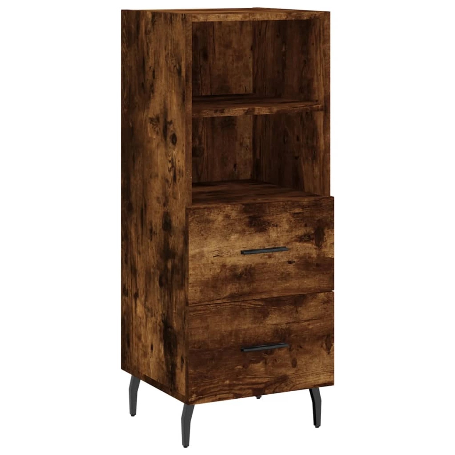 vidaXL Sideboard Räuchereiche 34,5x34x90 cm Holzwerkstoff 828689 günstig online kaufen