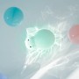 MegaLight LED Kinder-Badelicht Swimmy Hippo im Wasser mit bunten Bällen. Nachtlicht für Kinder.