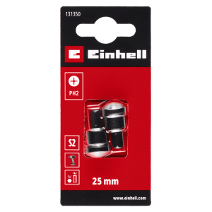 Einhell Trockenbau-Bit-Set, 2-teilig, 25 mm, PH2, für Schraubendreher und Akkuschrauber.