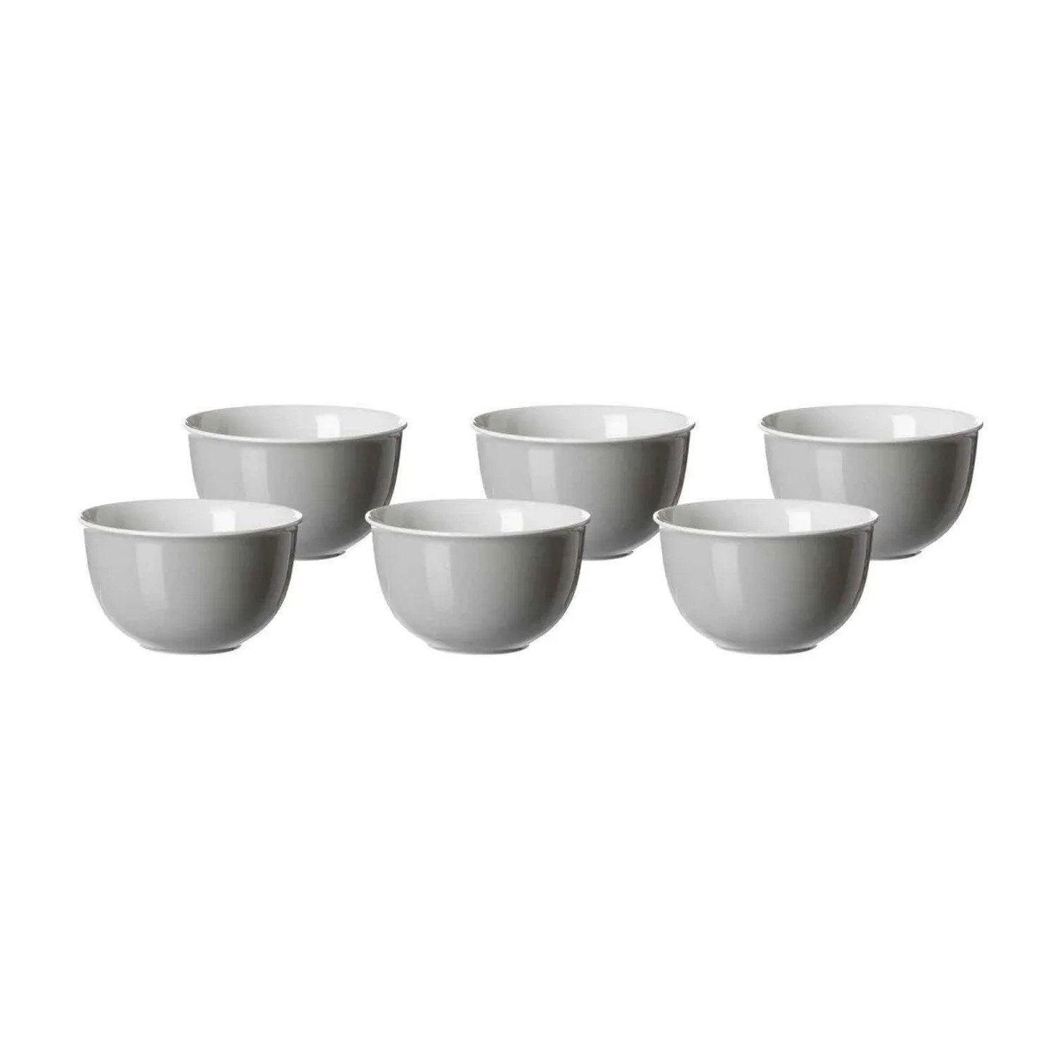Ritzenhoff & Breker DOPPIO Müslischalen 14 cm 6er Set Grau
