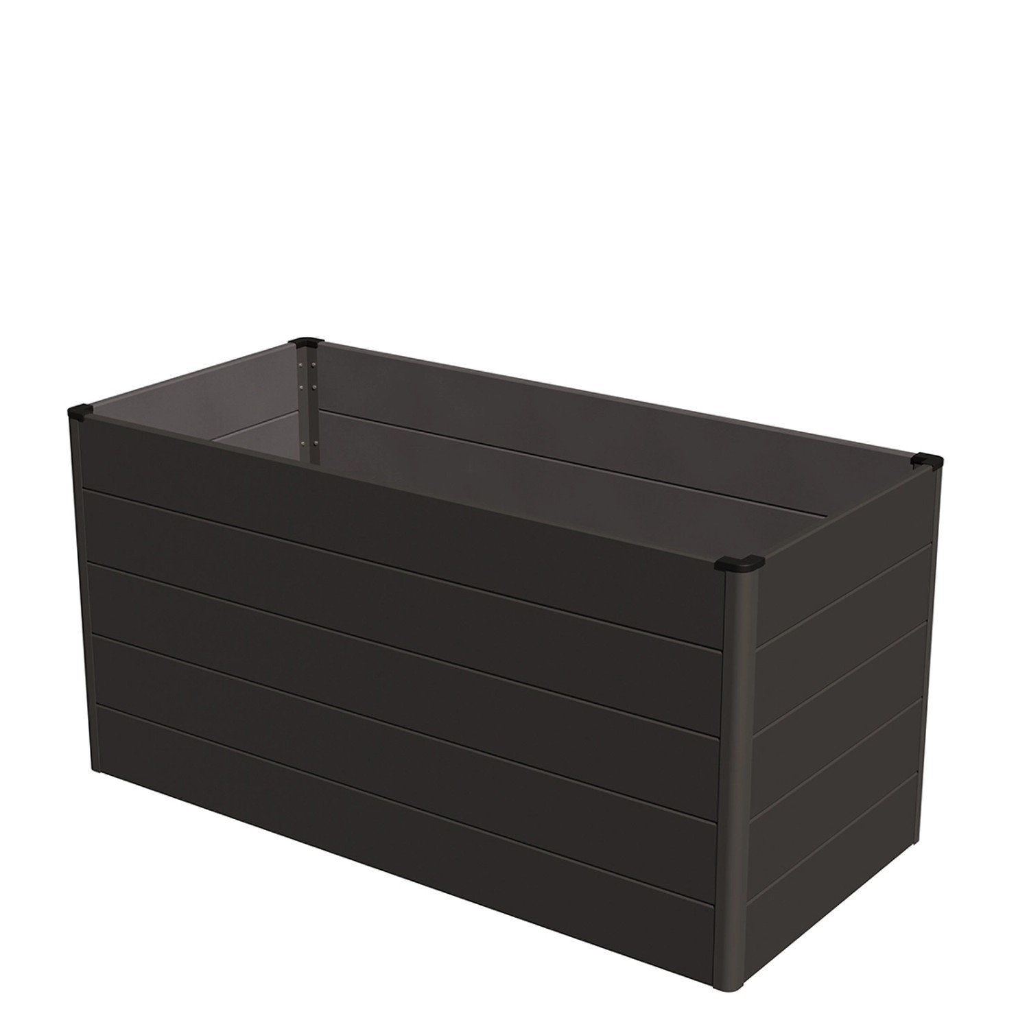 GroJa Hochbeet Lumino 150 cm x 70 cm x 75 cm Anthrazit