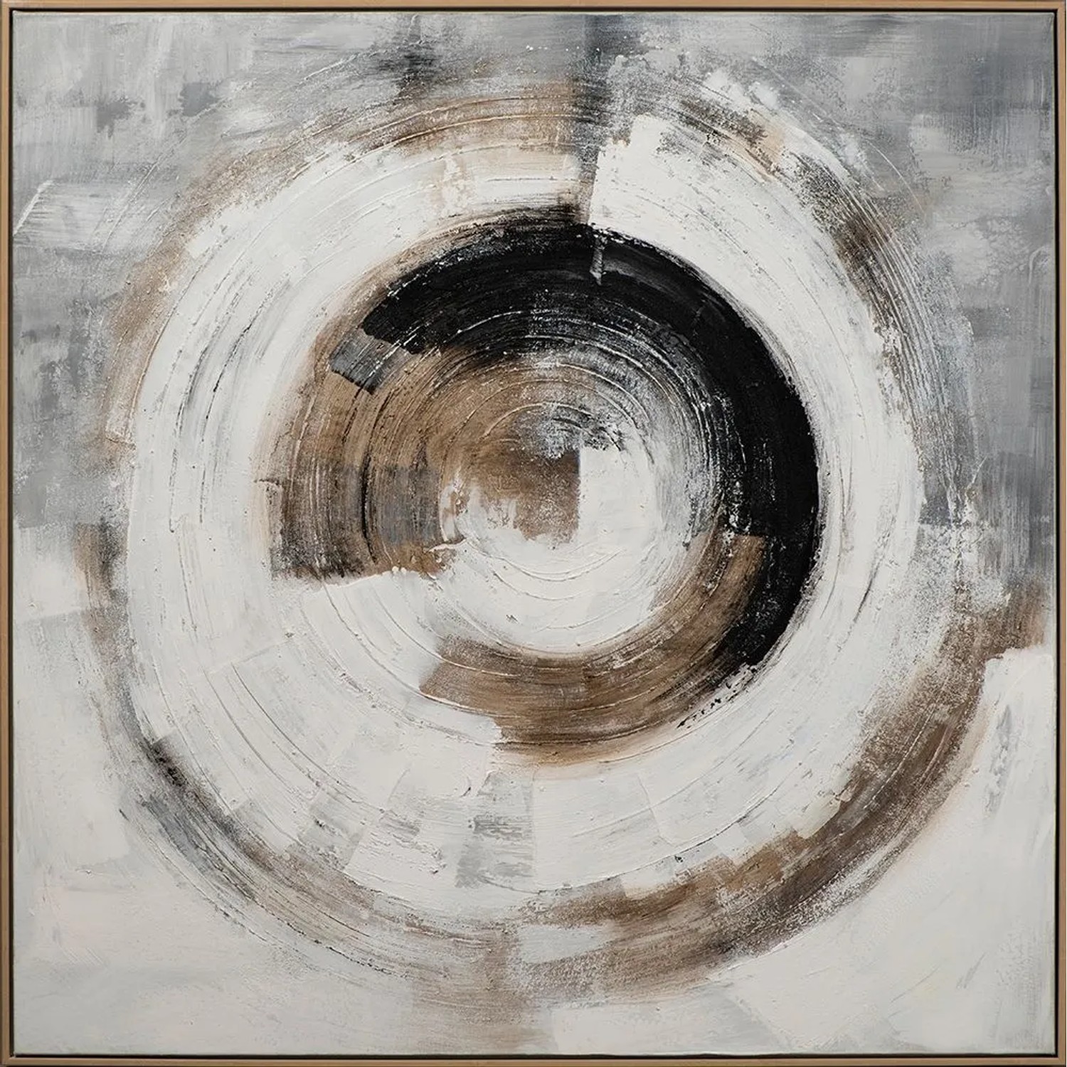 Art Universe Leinwandbild Luftiger Wirbel 102 x 102 cm