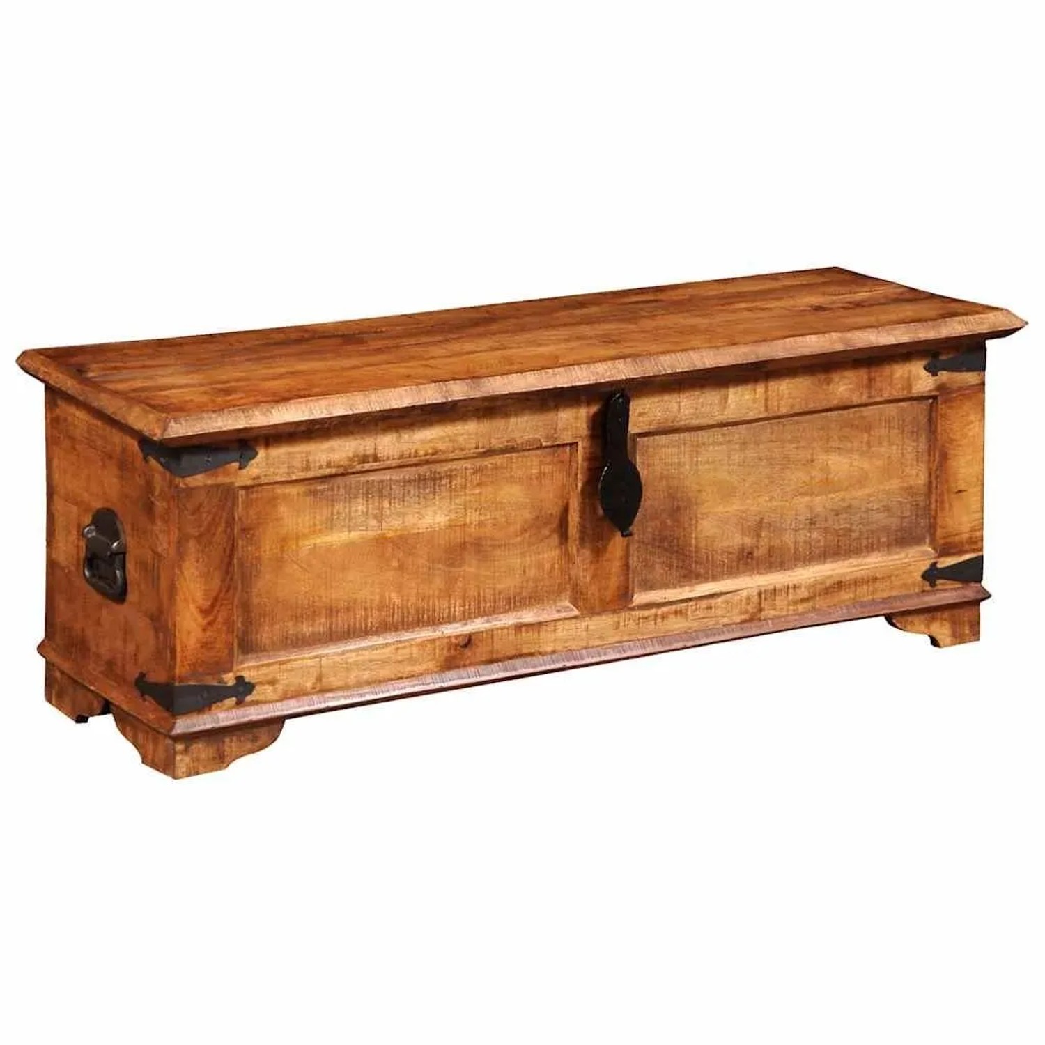 vidaXL Truhe Raues Mangoholz 241635