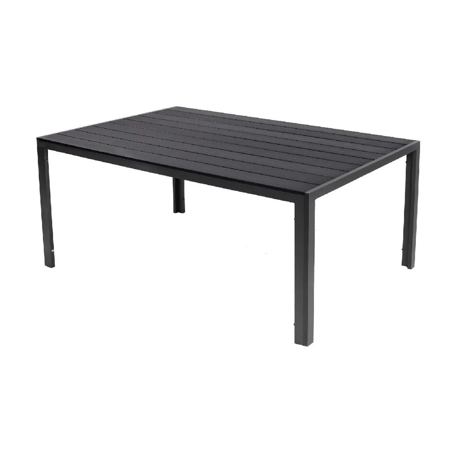 Lex Aluminium XL Gartentisch Esstisch Balkontisch Gartenmöbel Non-Wood 150x80 cm