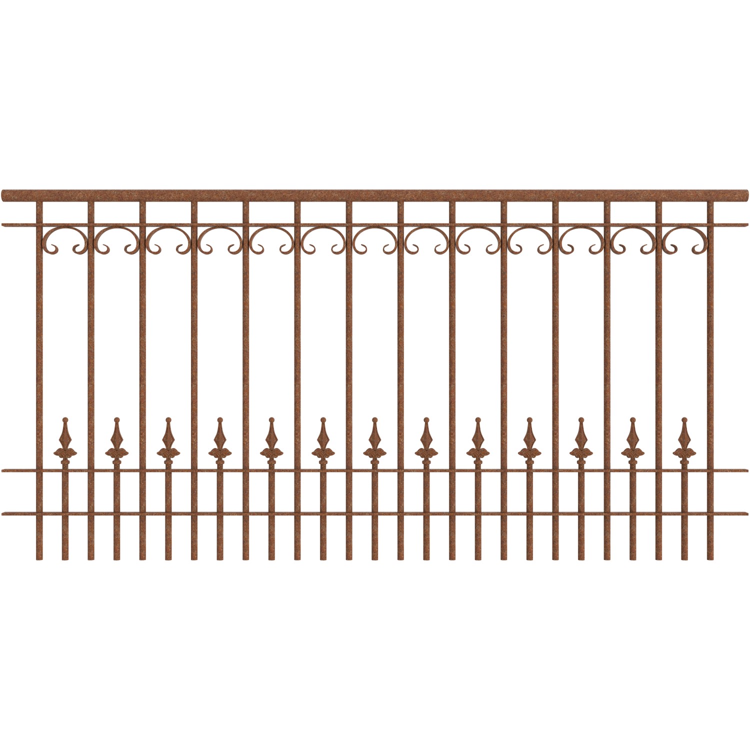 Eleo Geländer Lucca 96 cm x 90 cm Unbeschichtet