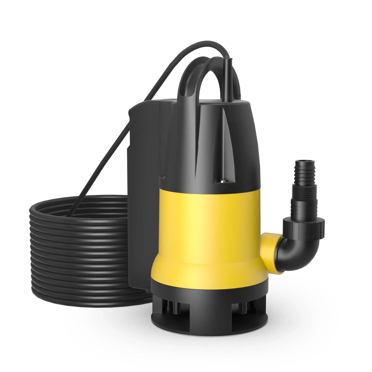 Wiltec Schmutzwasserpumpe 8000L/H 400W Abwasserpumpe Tauchpumpe Fäkalienpumpe Baumpumpe
