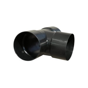 Aco Master Drainage T-Stück DN 80 aus Kunststoff für Drainageleitungen.