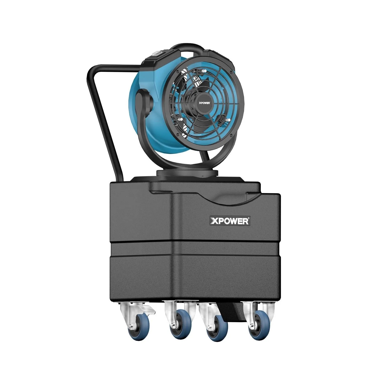 Xpower FM-68WK Hochleistungs-Nebelventilator mit Integrierter Pumpe Wasserbehälter
