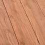 DELUKE Gartentisch NIELS Teak Braun 220,5x100x75cm Terrassentisch Wetterfest Outdoor Tisch_5