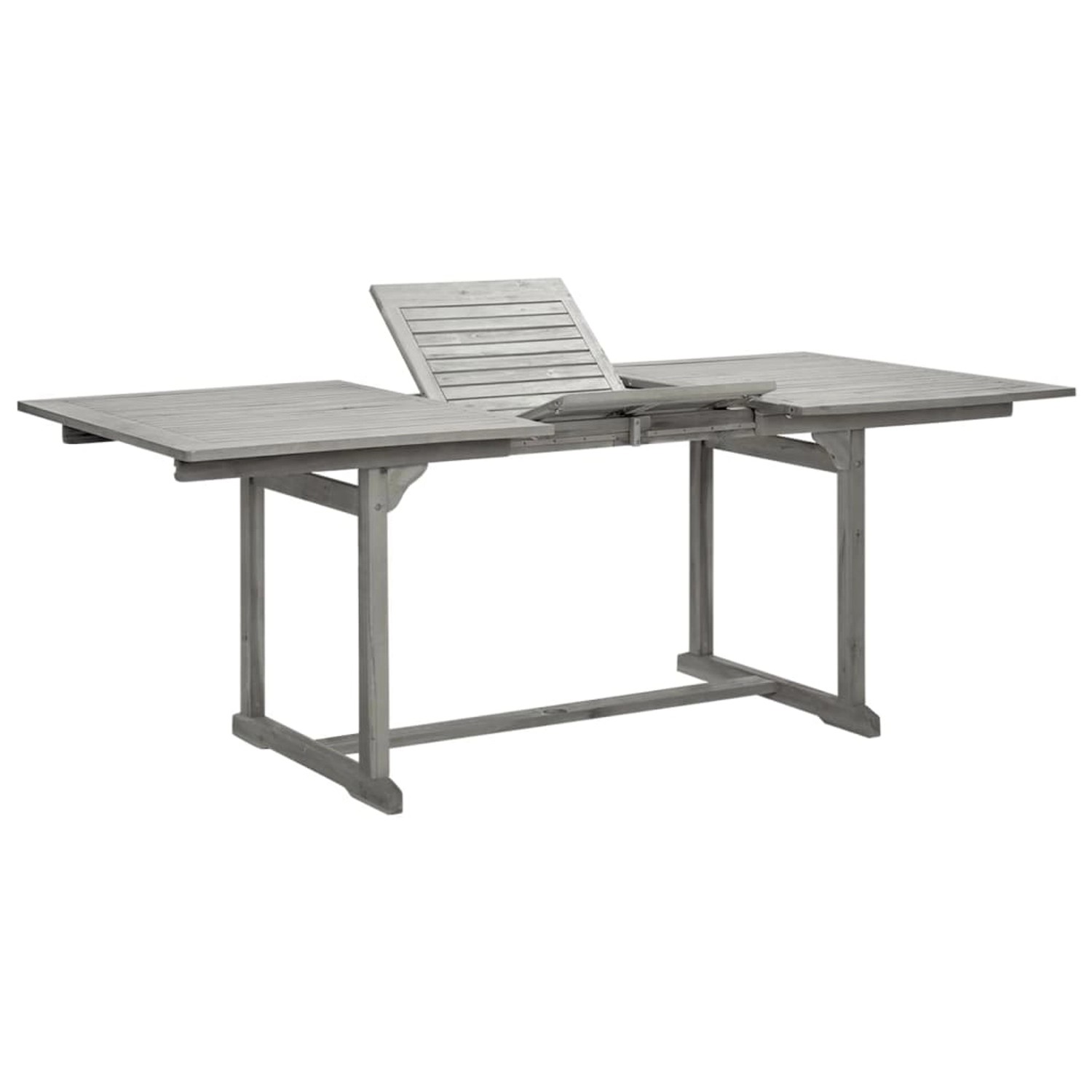 vidaXL Garten-Esstisch 150-200x100x75 cm Massivholz Akazie 316571 günstig online kaufen