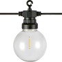 LED Lichterkette Filament, 10 m, klar, für stimmungsvolle Außenbeleuchtung.