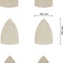 Bosch Expert M480 Schleifblätter, 100x150mm, K80-180, 10-teilig, für Multischleifer.