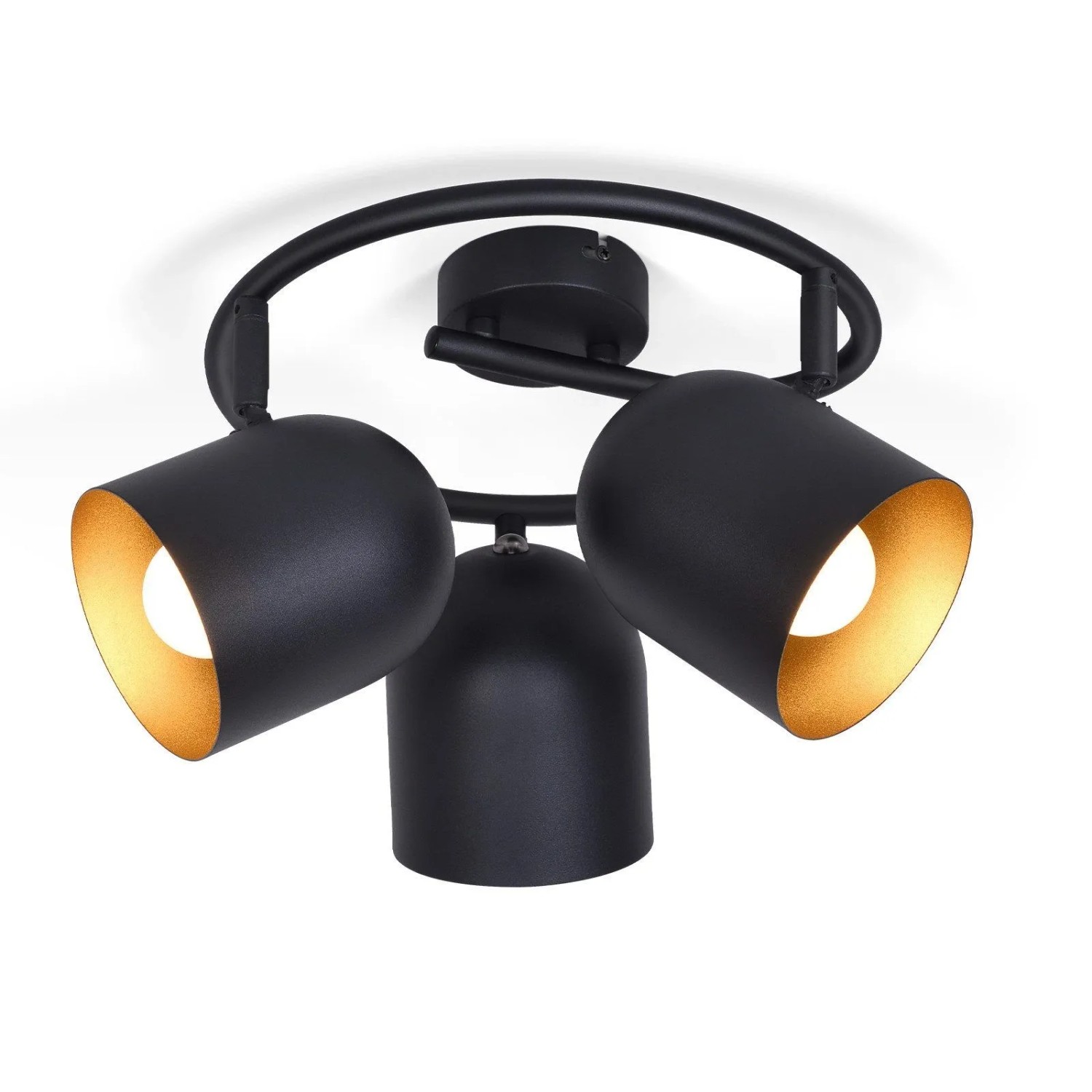 NETTLIFE Deckenstrahler aus Metall Schwarz-6