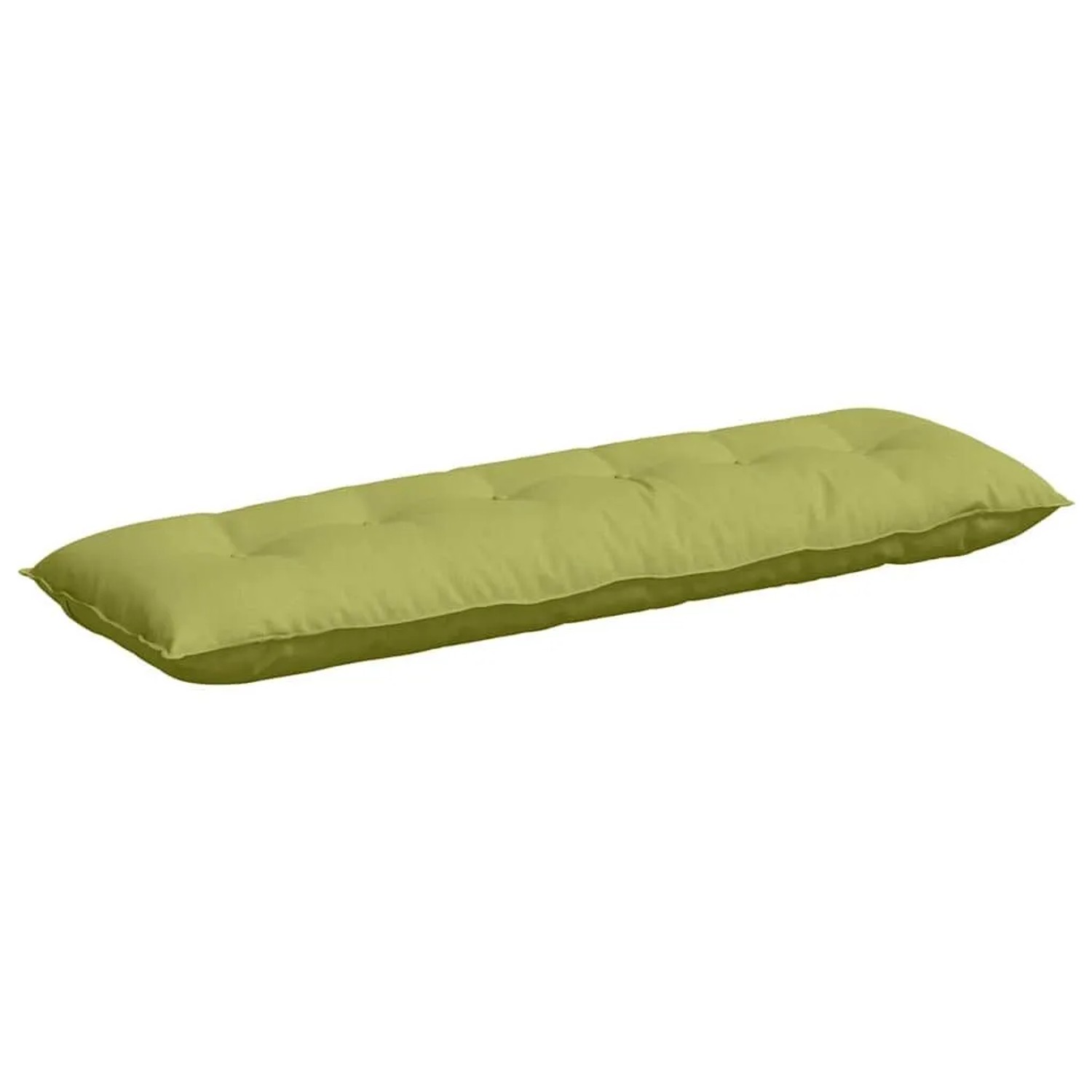 vidaXL Rückenkissen Hellgrün 160 x 19 x 50 cm Stoff 42014883