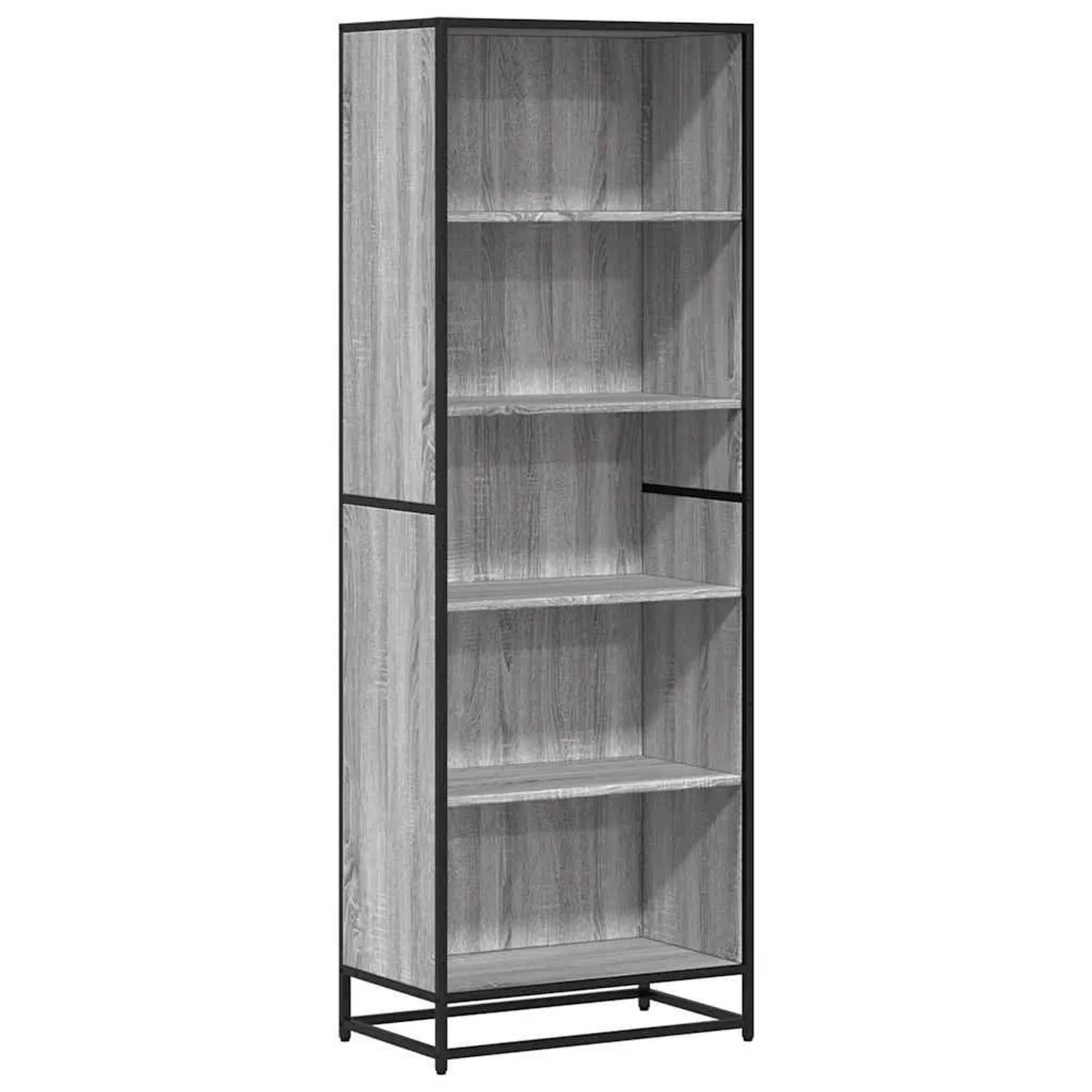 vidaXL Bücherregal Grau Sonoma 60x35x170,5 cm Holzwerkstoff 3300853 günstig online kaufen