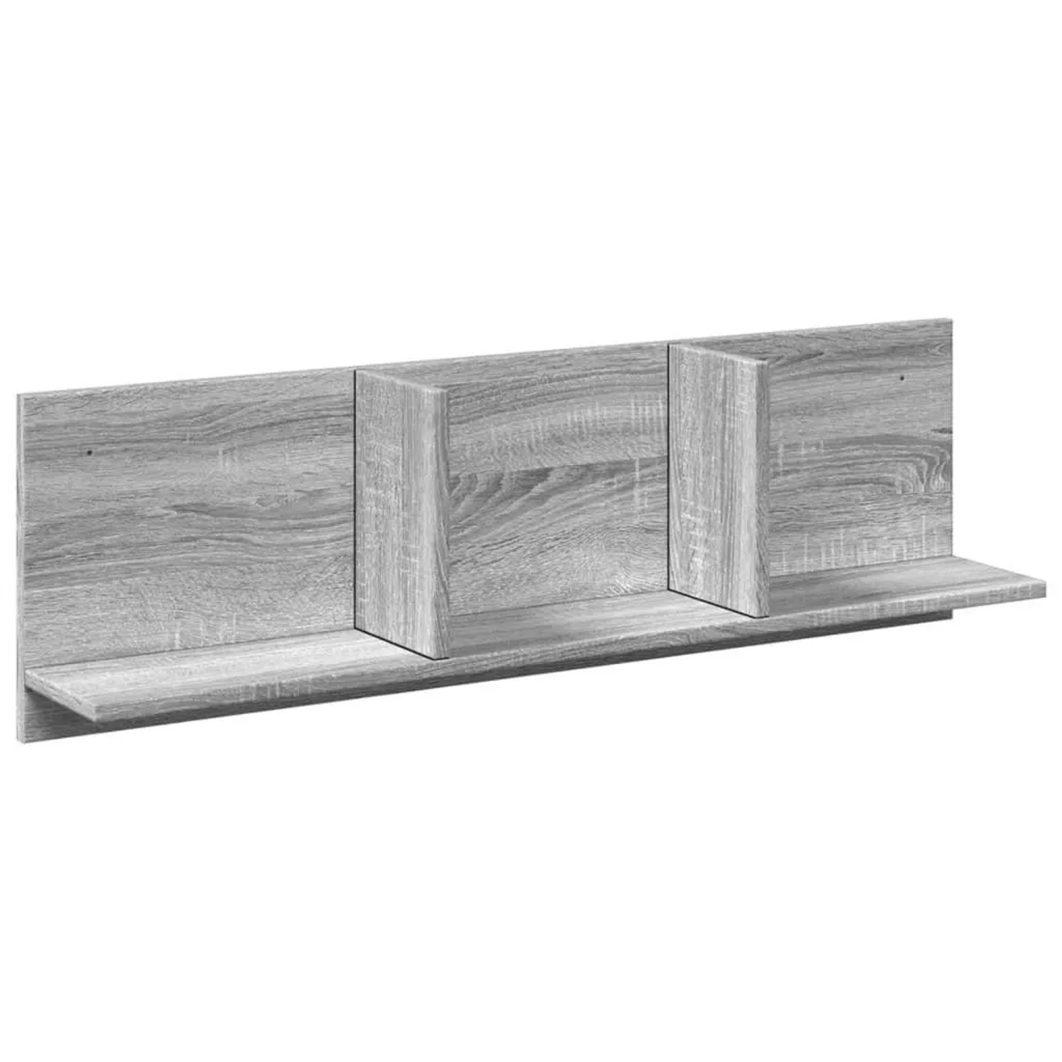 vidaXL Wandschrank 100x16,5x30 cm Grau Sonoma Holzwerkstoff 854864