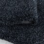 Ayyildiz Hochflorteppich Fluffy 3500 in Anthrazit, Detailansicht des weichen Shaggy-Flors.