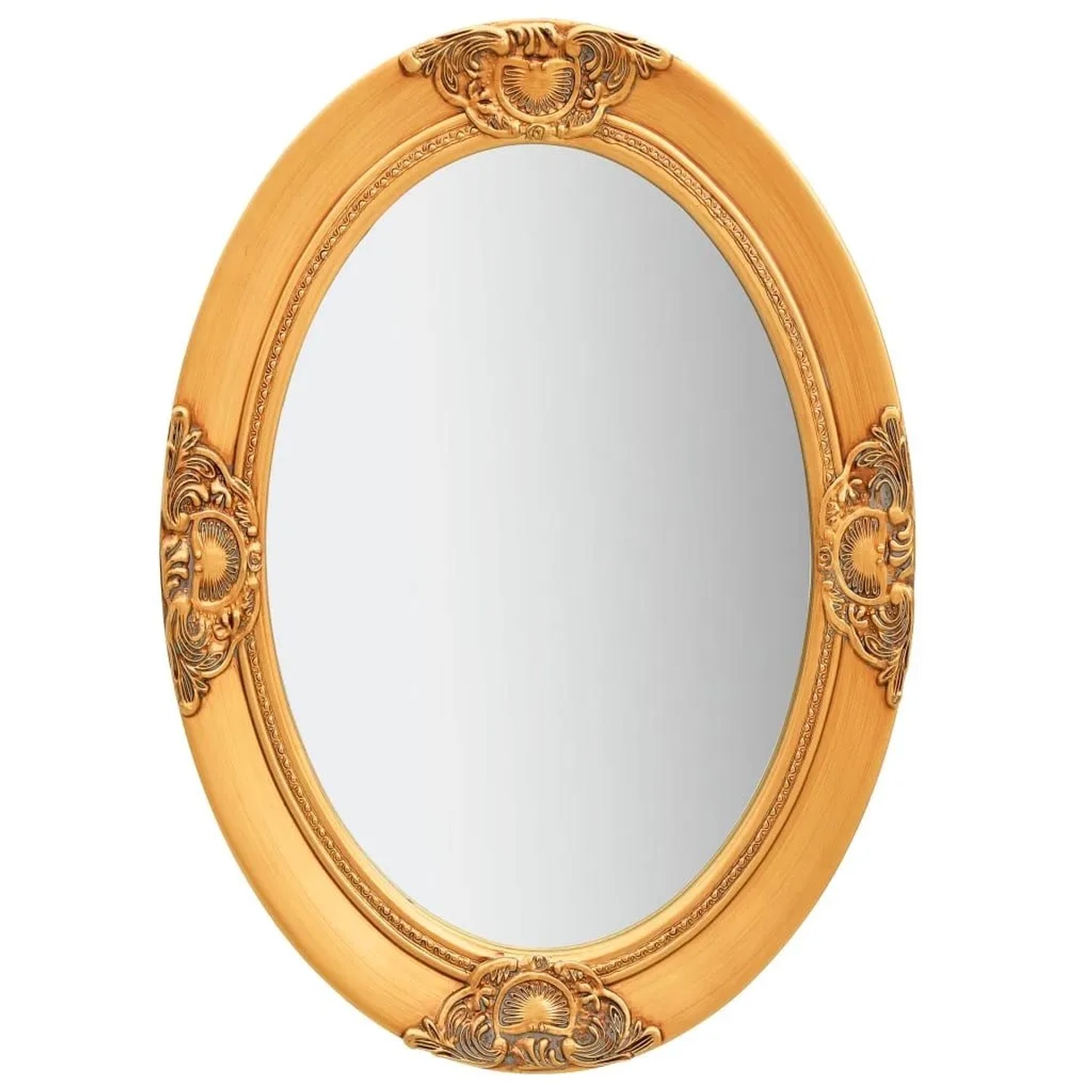 vidaXL Wandspiegel im Barock-Stil 50 x 70 cm Golden 320353
